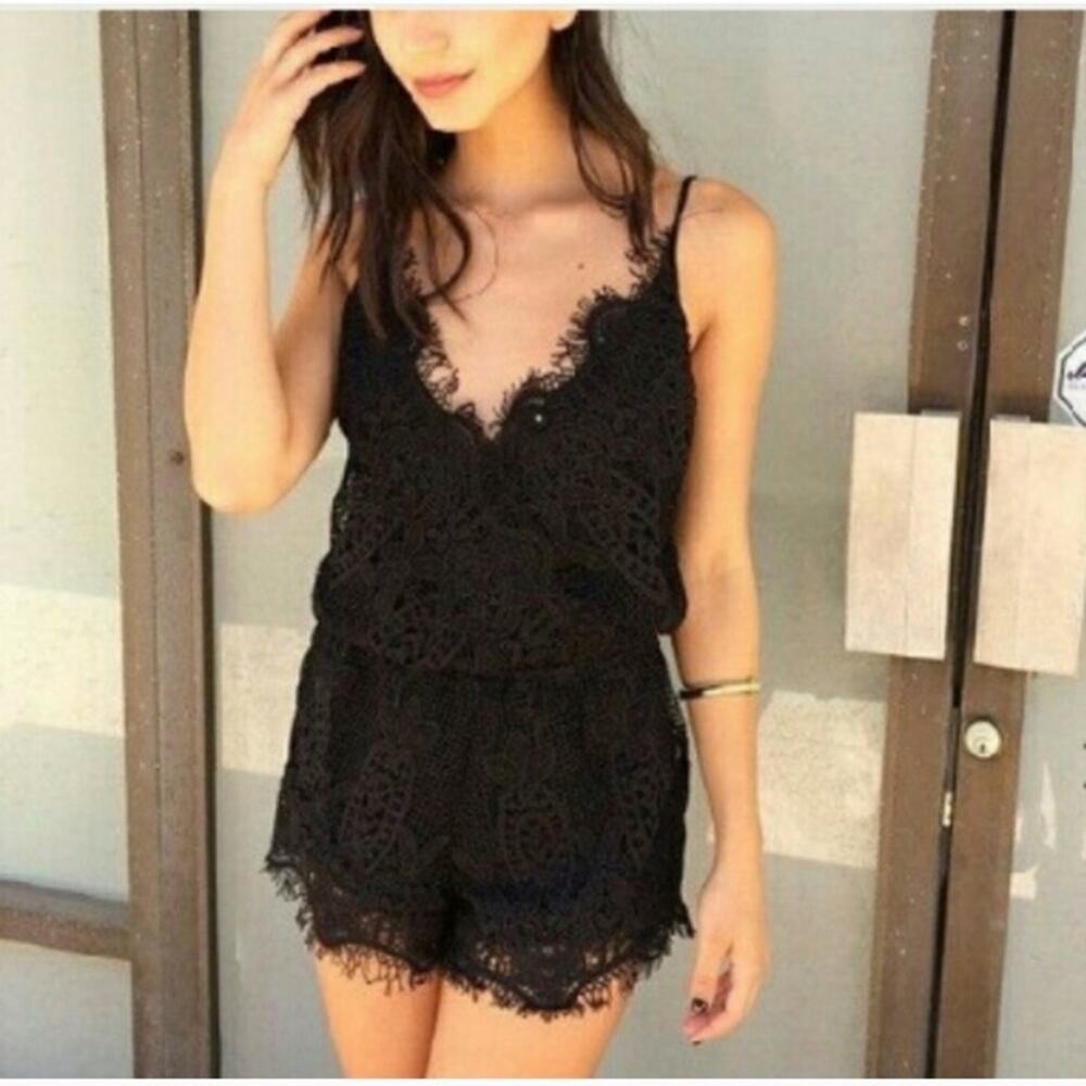 Sweet Journey Lace Romper